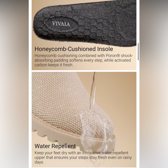 VIIAIA Filipa Round-Toe Stretchy Wool Knee-High Boots, 9.5, worn once, black - Picture 15 of 15